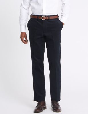 Tailored Fit Cotton Rich Corduroy Trousers